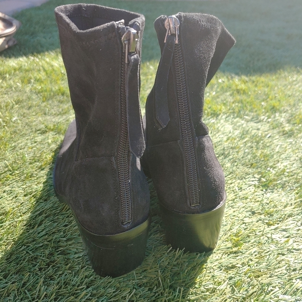 27 Edit Berkley2 Black Suede Boots - Picture 8 of 8
